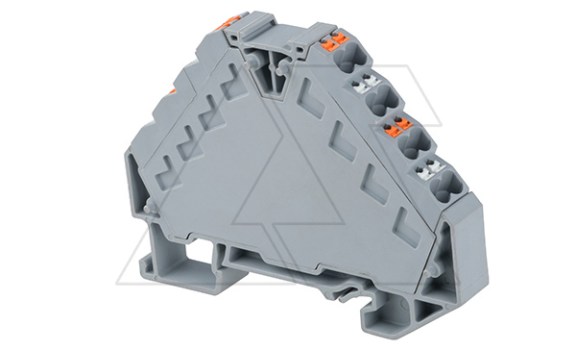 Клемма маршалинговая CP4L16 /9x73mm, push-in, 16 присоед., 1,5(max 2,5)mm2, 8A, 320V, серая Connectwell даташит схема