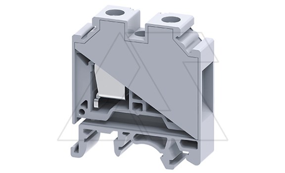 Клемма проходная CTS16U /12x43mm, винтовая, 2 присоед., 16mm2, 76A, 1000V, серая фото
