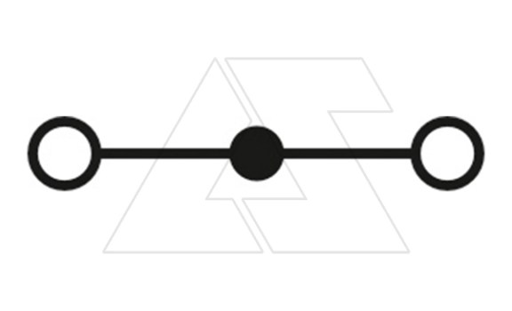 Клемма проходная CTS50/70NA /20,5x77mm, винтовая, 2 присоед., 70mm2, 192A, 1000V, серая Connectwell даташит схема