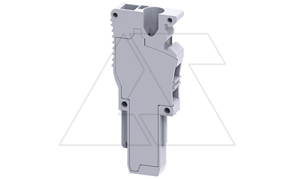 Штекер CX2.5PN /5x17,5 mm, пружинный, 1 присоед., 2,5(max 4)mm2, 24A, 500V, серый фото