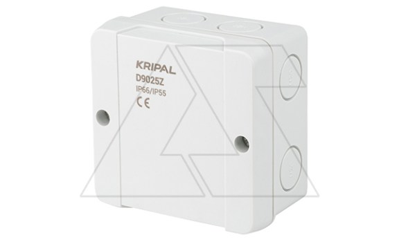 Коробка монтажная пластиковая D9025Z с клемником 88х88х53, IP65 фото