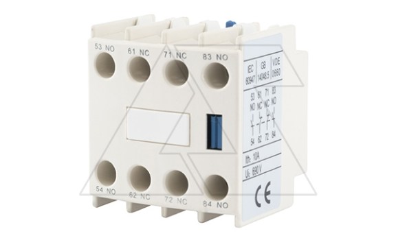 Блок-контакт вспом. DN-22, 2NO+2NC, фронт. монтаж, для контакторов UKC(D)-330_800 фото
