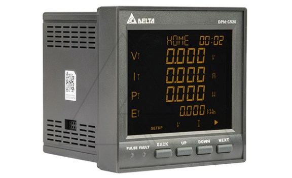 Измеритель параметров трехфазной сети DPM-C520, 35...690VAC, 1A/5A, 45...70Hz, RS485, IP52 фото