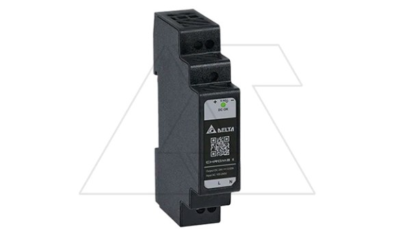 Блок питания импульсный Chrome II, 12W, 2.4А, 85_264VAC / 5VDC, DIN35, винт.клеммы, пл.корпус фото