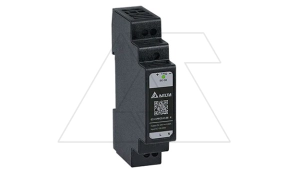 Блок питания импульсный Chrome II, 15W, 0.63А, 85_264VAC / 24VDC, DIN35, винт.клеммы, пл.корпус фото