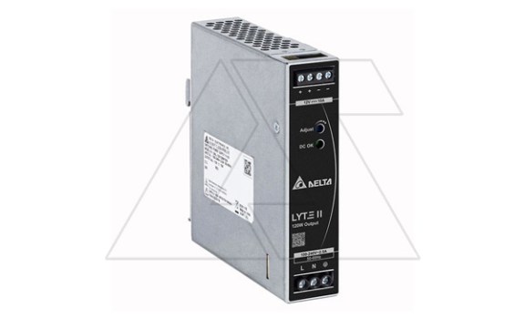 Блок питания импульсный Lyte II, 120W, 10А, 90_264VAC / 12VDC, DIN35, винт.клеммы, ал.корпус фото