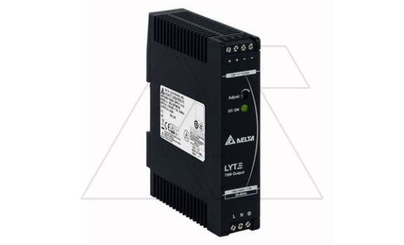 Блок питания импульсный Lyte, 75W, 6.25А, 85_264VAC / 12VDC, DIN35, винт.клеммы, пл.корпус фото