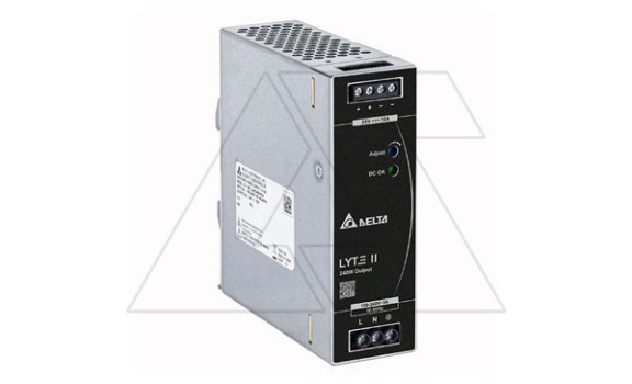 Блок питания импульсный Lyte II, 240W, 10А, 90_264VAC / 24VDC, DIN35, винт.клеммы, ал.корпус фото