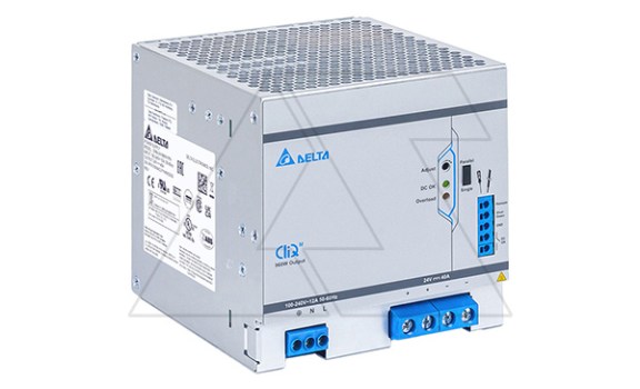 Блок питания импульсный CliQ M, 960W, 40А, 85_264VAC / 24VDC, DIN35, реле DC OK, винт.клеммы, ал.корпус фото