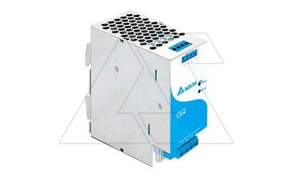 Блок питания импульсный CliQ II, 120W, 5А, 3(2)х320_600VAC (450_800VDC) / 24VDC, DIN35, винт.клеммы, ал.корпус фото
