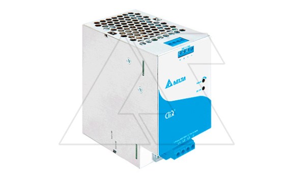 Блок питания импульсный CliQ II, 240W, 10А, 3(2)х320_600VAC (450_800VDC) / 24VDC, DIN35, винт.клеммы, ал.корпус фото