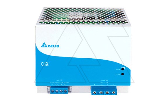 Блок питания импульсный CliQ II, 480W, 20А, 3(2)х320_600VAC (450_800VDC) / 24VDC, DIN35, винт.клеммы, ал.корпус фото