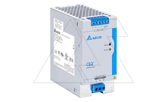 Блок питания импульсный CliQ III, 240W, 10А, 88_264VAC (100/88_375VDC) / 24VDC, DIN35, реле DC OK, винт.клеммы, ал.корпус фото