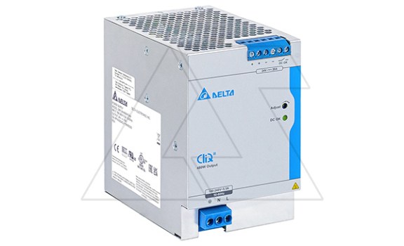 Блок питания импульсный CliQ III, 480W, 20А, 88_264VAC (100/88_375VDC) / 24VDC, DIN35, реле DC OK, винт.клеммы, ал.корпус фото