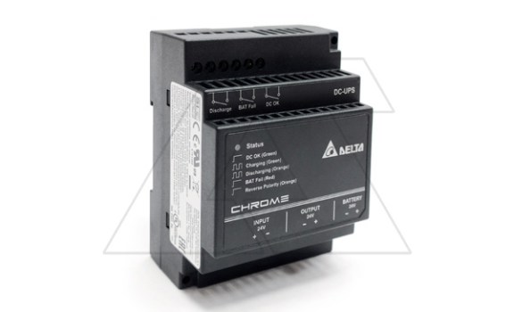 Модуль бесперебойного питания Chrome, 24VDC, 240W, макс. 10A, без батарей, винт.клеммы, пл.корпус фото