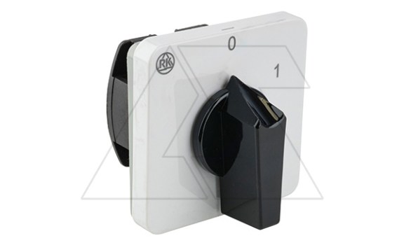Переключатель BS 32 91 U, 2P, 32A, тип 0-1 (60°), 2NO на 1, 5kW(230VAC по АС-23), на дверь, фронт IP40 фото