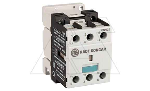 Контактор CNN 25 00 24V 50Hz, 3P, 25A/(40A по AC-1), 11kW(400VAC), 24VAC фото