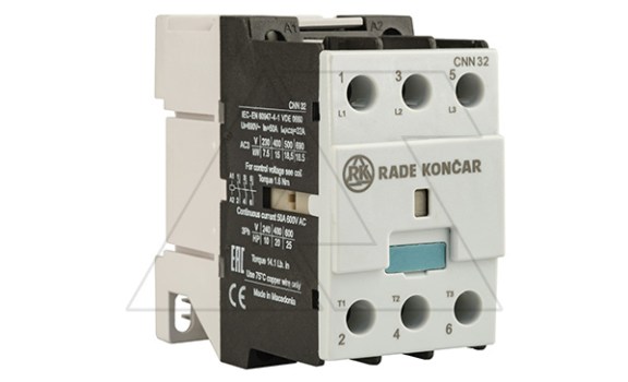 Контактор CNN 32 00 110V 50Hz, 3P, 32A/(50A по AC-1), 15kW(400VAC), 110VAC фото