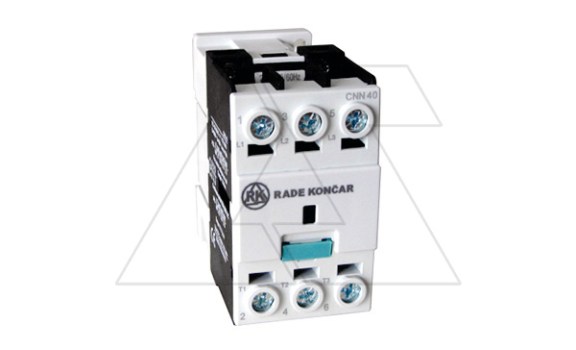 Контактор CNN 40 00 24V 50Hz, 3P, 38A/(50A по AC-1), 18.5kW(400VAC), 24VAC фото