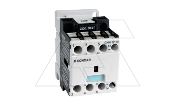 Контактор CNN 18 10 220/230V 50Hz, 3P, 18A/(30A по AC-1), 7.5kW(400VAC), 220/230VAC, 1NO фото
