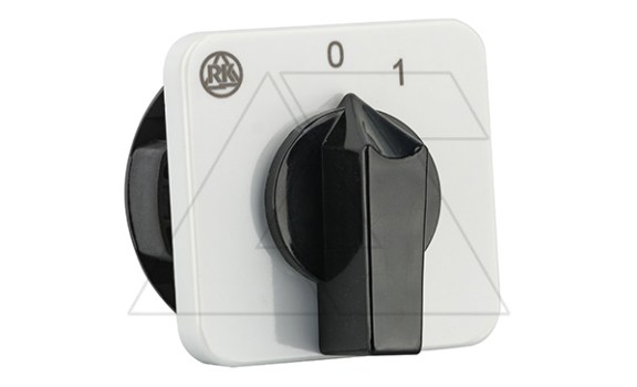 Переключатель BS 16 01 U, 1P, 20A, тип 0←1, 1NO на 1, на дверь, фронт IP40 фото