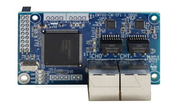 Коммуникационная плата EM760-CM-TP1, интерфейс Modbus TCP, для EM760 SINEE даташит схема