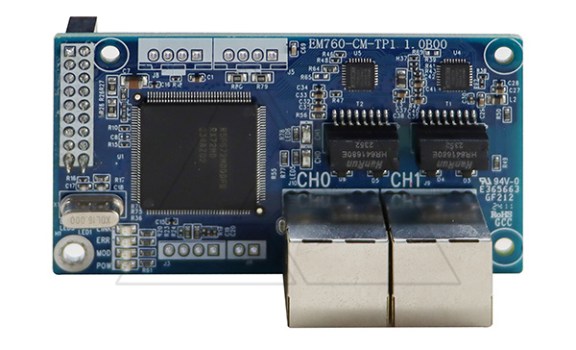 Коммуникационная плата EM760-CM-TP1, интерфейс Modbus TCP, для EM760 SINEE даташит схема