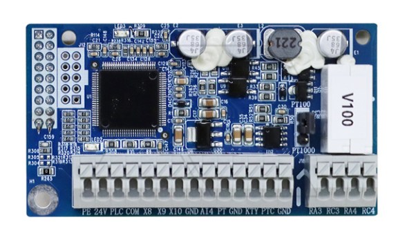 Плата расширения входов/выходов EM760-IO-A1, 3DI, 2RO, 2AI (-10_10V, Pt100/Pt1000/KTY84/PTC), для EM760 SINEE даташит схема