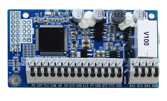 Плата расширения входов/выходов EM760-IO-A1, 3DI, 2RO, 2AI (-10_10V, Pt100/Pt1000/KTY84/PTC), для EM760 SINEE даташит схема