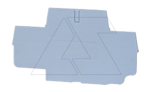 Крышка концевая EPCPDLK2.5 /1,5mm, для клемм CPDLK2.5,CPDLKFT2.5, серая фото