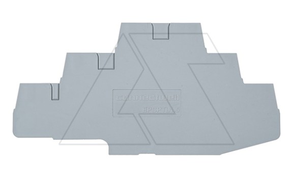 Крышка концевая EPCPTL1.5 /1,5mm, для клемм CPTL1.5,CPTLG1.5, серая фото