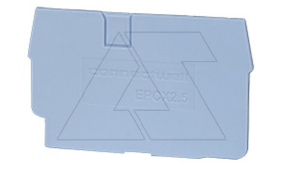Крышка концевая EPCX2.5 /1,5mm, для клемм CX2.5,CXG2.5,CP2.5,CPG2.5, серая фото
