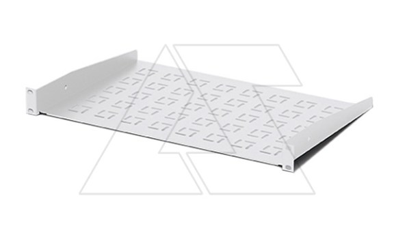 Полка для 19” щита, стационарная, 2U, Г=500мм, нагрузка 30кг, RAL7035 фото