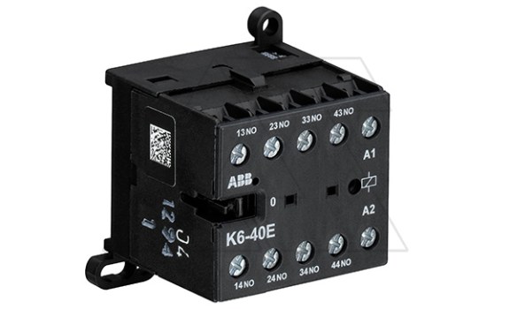 Реле мини-контакторное K6-40E-80 220...240VAC, 4NO 4A-AC15 фото