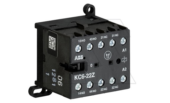 Реле мини-контакторное KC6-22Z-01 24VDC, 2NO+2NC 4A-AC15 фото