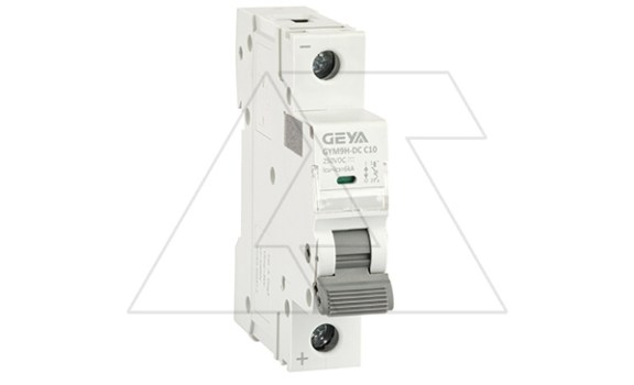 Авт. выкл. GYM9HDC-1P-10C, 1P, 10A, хар-ка C, 6kA, 250VDC, 1M фото