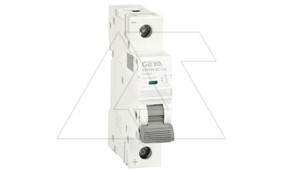 Авт. выкл. GYM9HDC-1P-16C, 1P, 16A, хар-ка C, 6kA, 250VDC, 1M фото