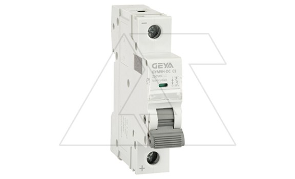 Авт. выкл. GYM9HDC-1P-1C, 1P, 1A, хар-ка C, 6kA, 250VDC, 1M фото