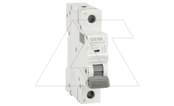 Авт. выкл. GYM9HDC-1P-2C, 1P, 2A, хар-ка C, 6kA, 250VDC, 1M фото