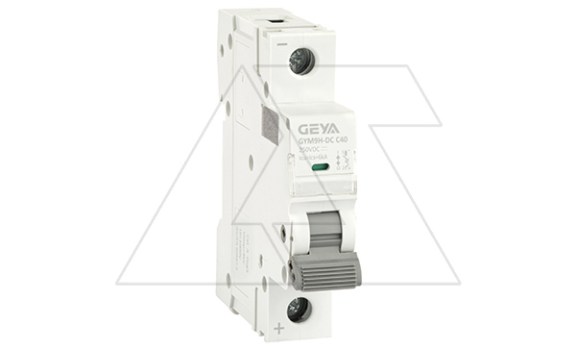 Авт. выкл. GYM9HDC-1P-40C, 1P, 40A, хар-ка C, 6kA, 250VDC, 1M фото