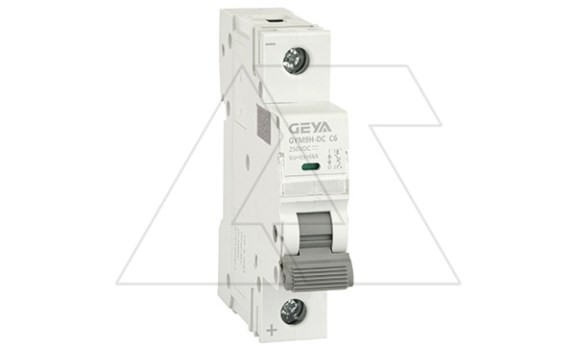 Авт. выкл. GYM9HDC-1P-6C, 1P, 6A, хар-ка C, 6kA, 250VDC, 1M фото