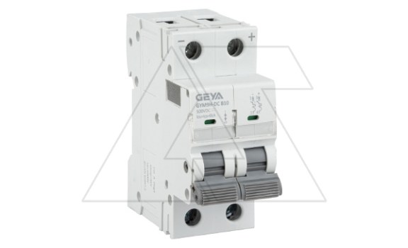 Авт. выкл. GYM9HDC-2P-10B, 2P, 10A, хар-ка B, 6kA, 250VDC, 2M фото