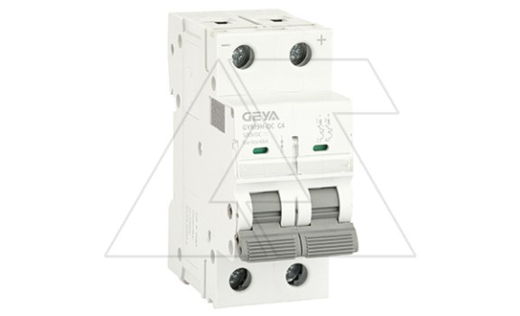 Авт. выкл. GYM9HDC-2P-4C, 2P, 4A, хар-ка C, 6kA, 250VDC, 2M фото