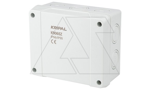 Коробка монтажная пластиковая K9065Z с клемником 139х119х70, IP65 фото