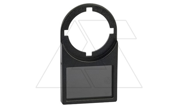 Держатель для таблички 25x18mm, с прозрачным окном, для одинарных кнопок 22mm фото