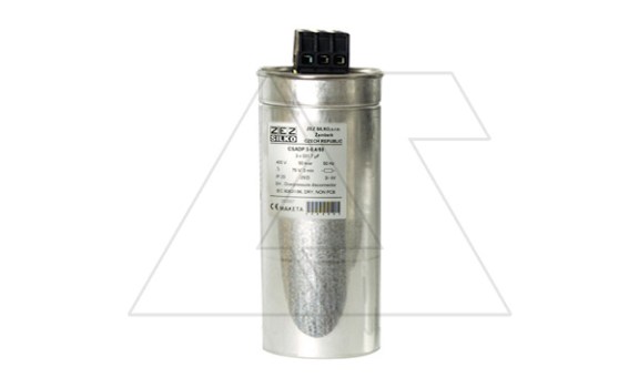 Конденсатор CSADG-0,4/1-HD, трехфазный, 1kVAr, 400VAC, MKP заполненный газом, клеммник S=16mm², с разрядными резисторами, тяжелый режим, IP20 фото
