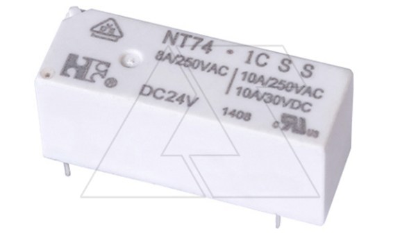 Реле NT74 1C S S 8 DC24V, 8А(250VAC/30VDC), 1CO, AgSnO2, 24VDC, IP67 фото