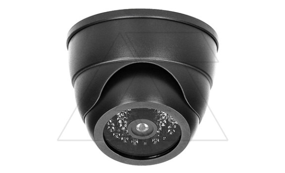 Муляж миникамеры ORNO c LED-индикатором, для помещений, черный корпус, питание 3x1,5V AAA-батарейки фото