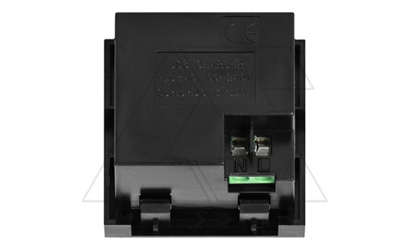 Noen - Розетка 2хUSB, 2М, 5V, 2,1A, черная ORNO даташит схема