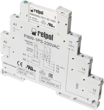 Интерфейсное реле PIR6W-1PS-12VDC-R  даташит схема